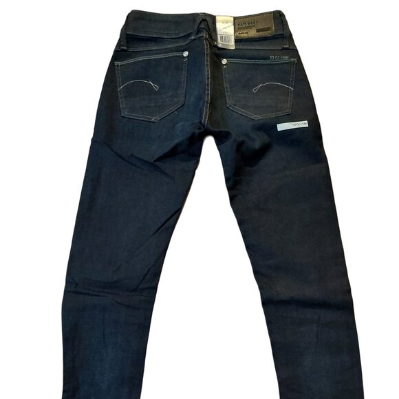 Retro Vintage G-Star Raw Lynn Skinny Comfort Comet Denim Jeans Pants Sz 25 NWT - Picture 9 of 14